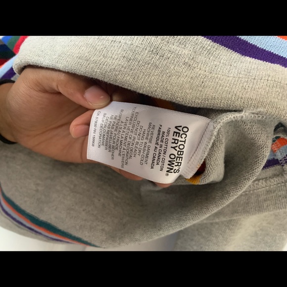 OVO Grey Striped Crewneck - Picture 4 of 4